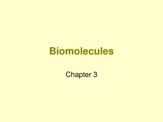 Biomolecules