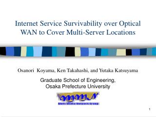 Internet Service Survivability over Optical WAN to Cover Multi-Server Locations