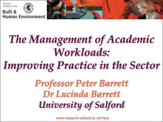 The Management of Academic Workloads: Improving Practice in the Sector