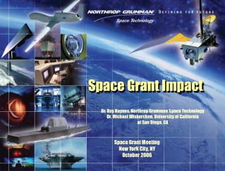 Space Grant Impact