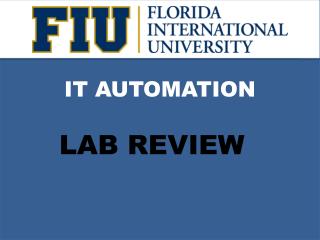 LAB REVIEW