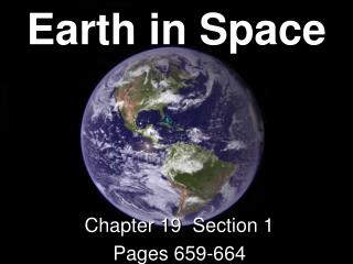 Earth in Space