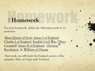 Homework