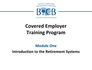 Covered Employer Training Program