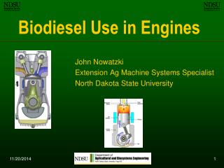 Biodiesel Use in Engines