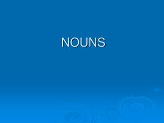 NOUNS