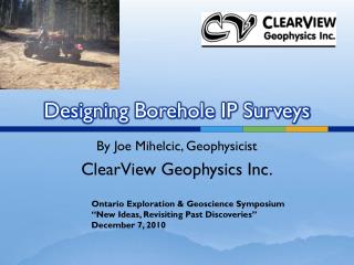 Designing Borehole IP Surveys