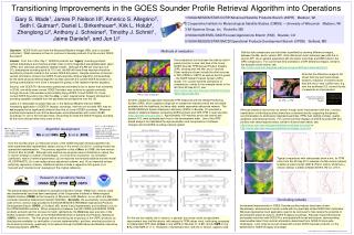 Transitioning Improvements in the GOES Sounder Profile Retrieval Algorithm into Operations