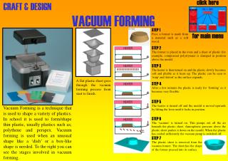 VACUUM FORMING