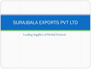 SURAJBALA EXPORTS PVT LTD