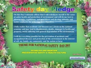 Safety day Pledge