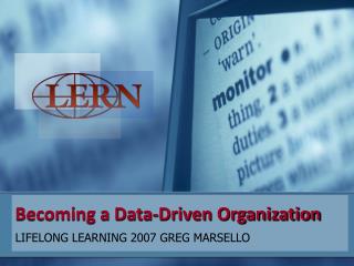 Becoming a Data-Driven Organization