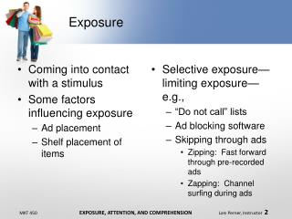 Exposure