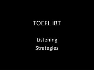 TOEFL iBT