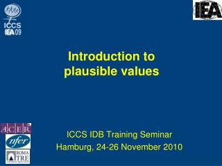 Introduction to plausible values