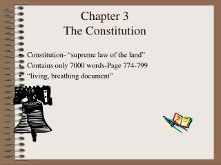 Chapter 3 The Constitution