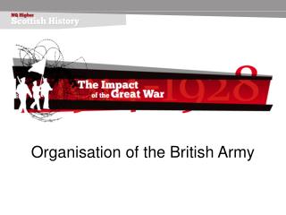 Organisation of the British Army