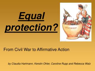 equal rights protection clause