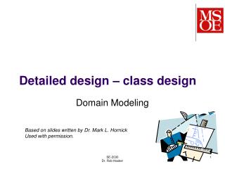 Detailed design – class design
