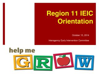 Region 11 IEIC Orientation Orientatio
