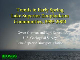 Trends in Early Spring Lake Superior Zooplankton Communities, 1989-2000