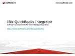 IBiz QuickBooks Integrator Software Components for QuickBooks Integration nsoftware