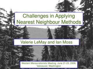 Challenges in Applying Nearest Neighbour Methods