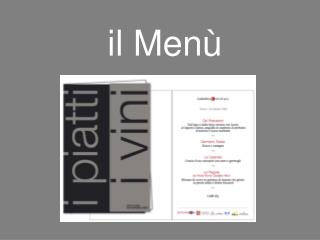 il Menù