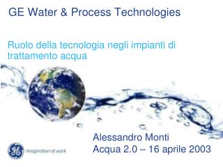 GE Water &amp; Process Technologies