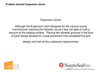 Problem Solved! Expansion Joints