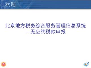 北京地方税务综合服务管理信息系统 --- 无应纳税款申报