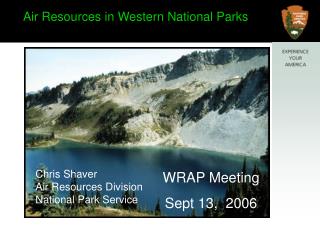 WRAP Meeting Sept 13, 2006