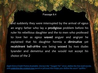 Passage 8.4