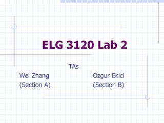 ELG 3120 Lab 2