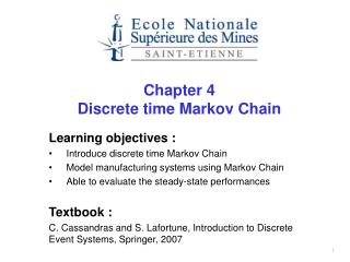 Chapter 4 Discrete time Markov Chain