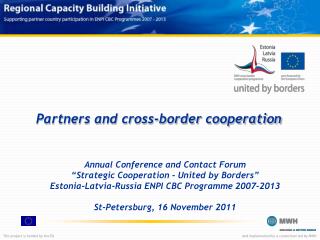 Partners and cross-border cooperation