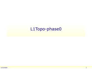 L1Topo-phase0