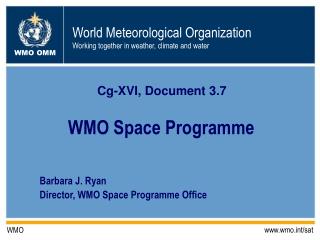 WMO Space Programme