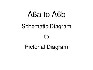 A6a to A6b Schematic Diagram to Pictorial Diagram