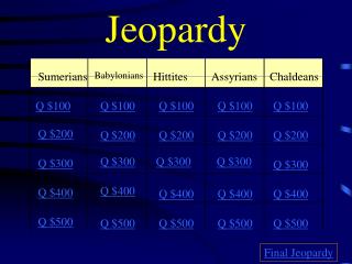 Jeopardy