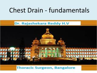 Chest Drain - fundamentals