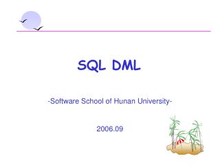 SQL DML