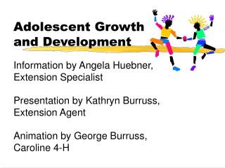 Adolescent Growth and Development