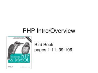 PHP Intro/Overview