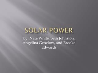 SOLAR POWER