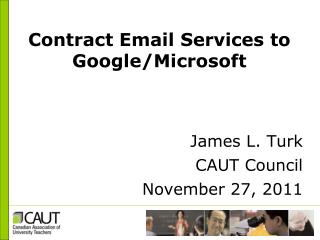 Contract Email Services to Google/Microsoft
