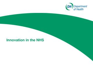 Innovation in the NHS