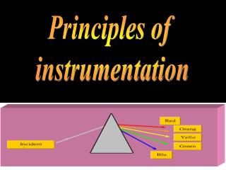 Principles of instrumentation