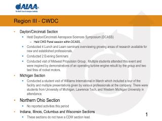 Region III - CWDC