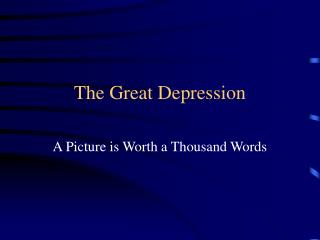 The Great Depression